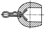ГОСТ 12253-88 (СТ СЭВ 1950-87) Замки сферических шарнирных соединений линейной арматуры и изоляторов. Технические условия
