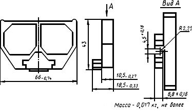 ГОСТ 25154-82 Зажимы контактные наборные с плоскими выводами. Конструкция, основные параметры и размеры