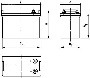 ГОСТ Р МЭК 95-4-93 Свинцово-кислотные стартерные батареи. Часть 4. Размеры батарей для тяжелых грузовиков (с Изменением N 1)